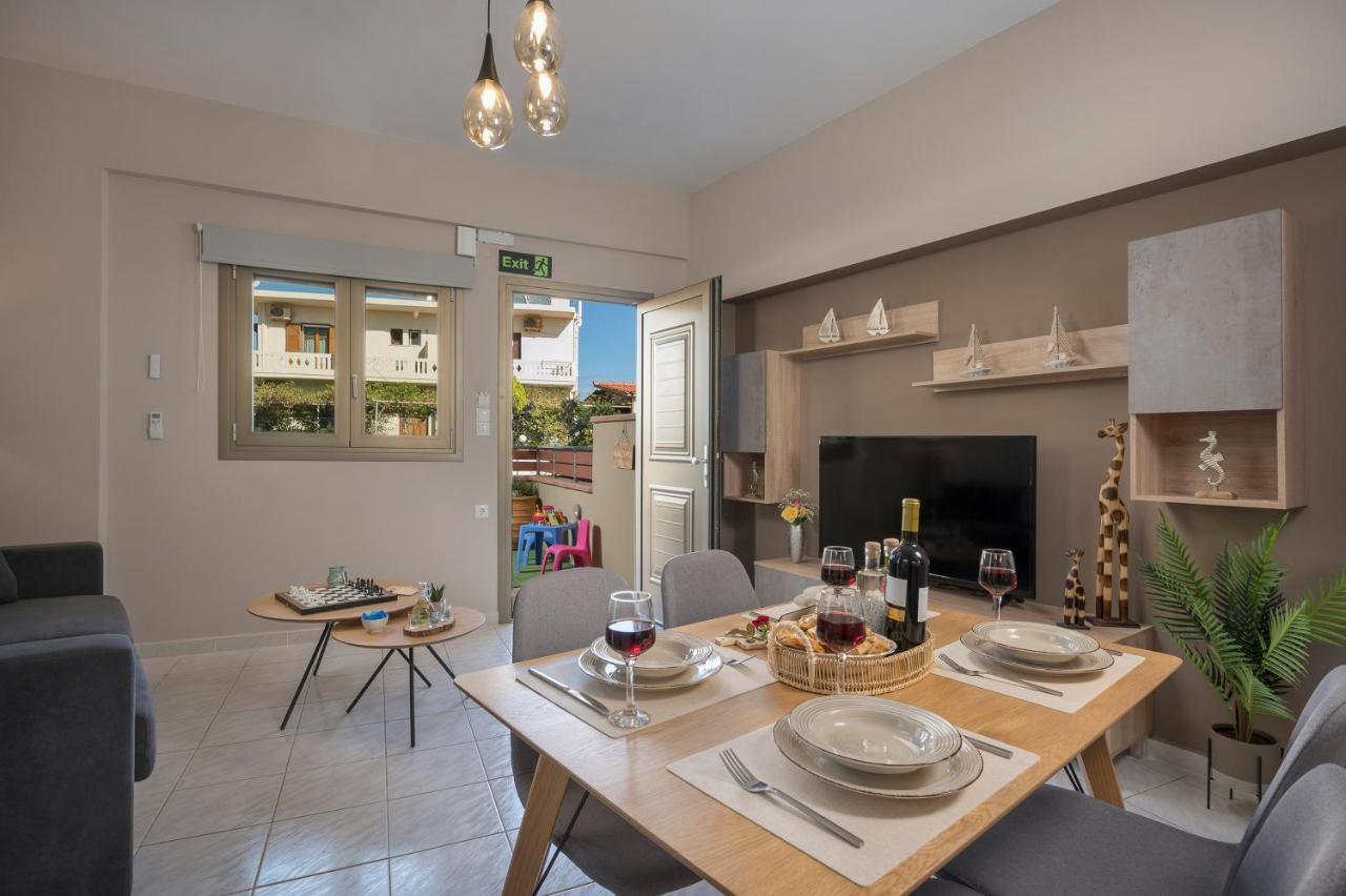 Floral Beach Apt With Lux Extras & Special Treats Kolymbari Extérieur photo